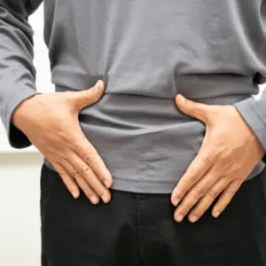 pressão abdominal e digestão